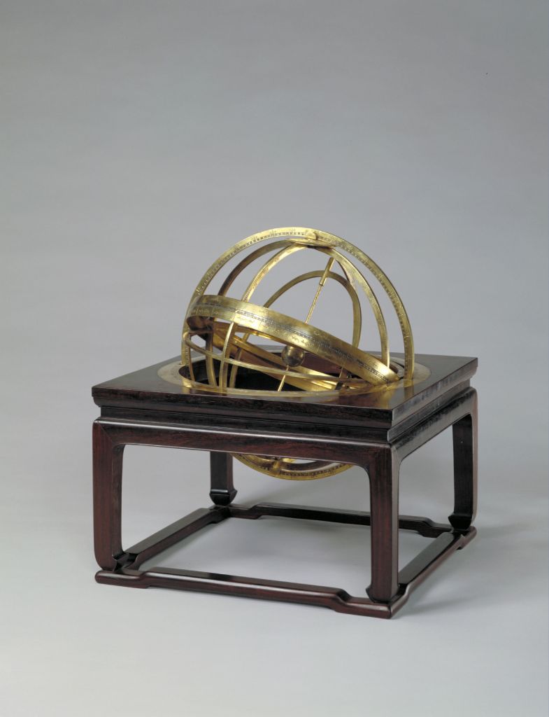 图片[1]-Silver-plated celestial sphere-China Archive